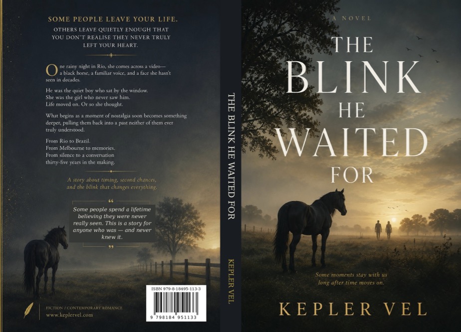 The Blink He Waited For — upcoming novel by Kepler Vel